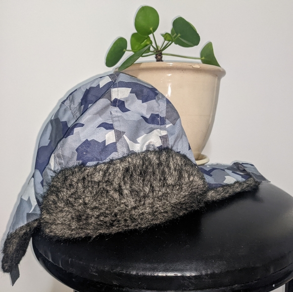 Tony Hawk kids trail trooper trapper hat touqe army - Picture 4 of 4